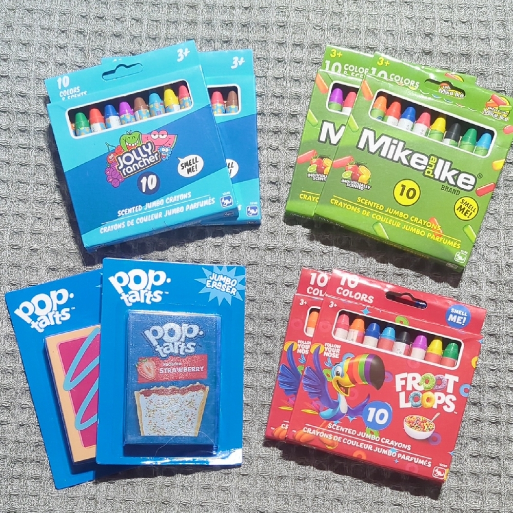 Jolly Rancher and Mike and Ike Scented Crayons Set Colors Z